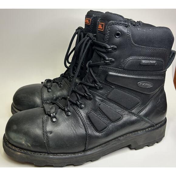 Harley-Davidson Mens FXRG-3 Waterproof Black Leather Riding Boots D98304 size 13 main image 4